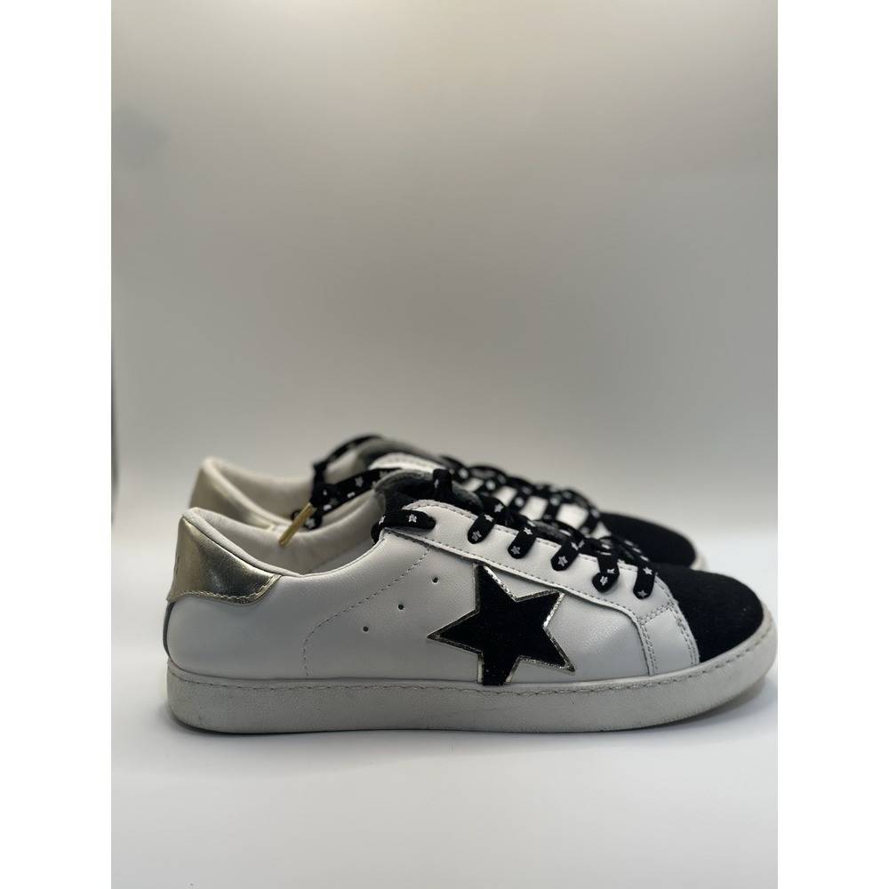 Vintage Havana Bianca Star Fashion Sneaker In Black White Silver